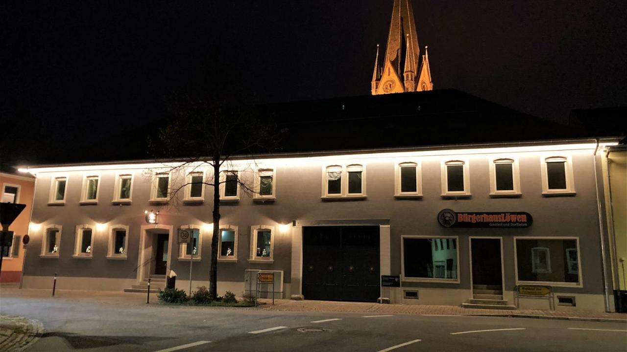 Buergerhausloewen Hotel Philippsburg Exterior foto